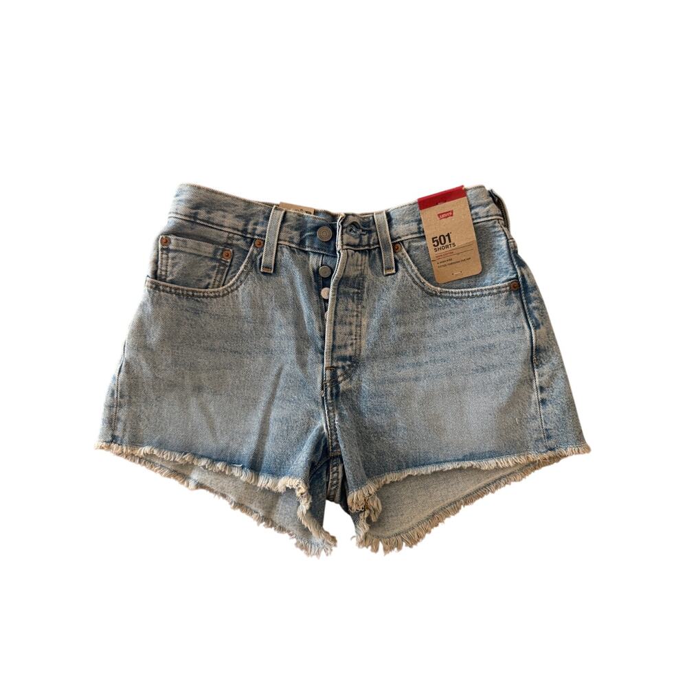 NWT Levi’s 501 Cut off Denim Shorts Size 27